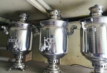 Купить Тульский самовар на дровах (угольный, на шишках) с хранения
