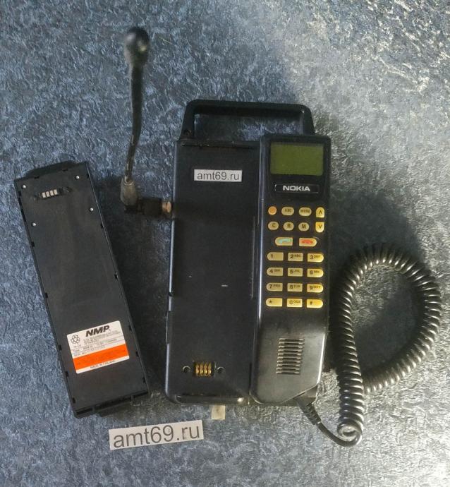 Раритетный сотовый телефон Nokia TMF-4SP со снятым аккумулятором NMP