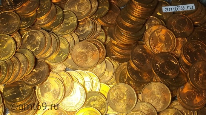 Монеты 5 копеек СССР Изображение