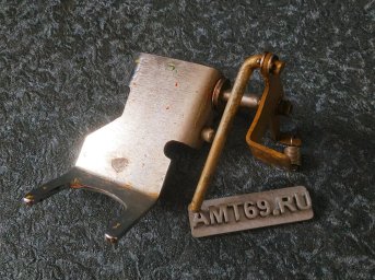 Рычажный переключатель таксофона АМТ-69 СССР в сборе (узел подвеса микротелефонной трубки)
