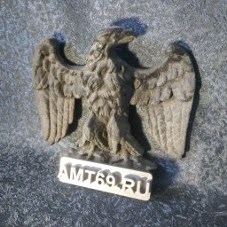 Винтажный литой орел Reichsadler германская имперская почта и телеграф элемент связи фото